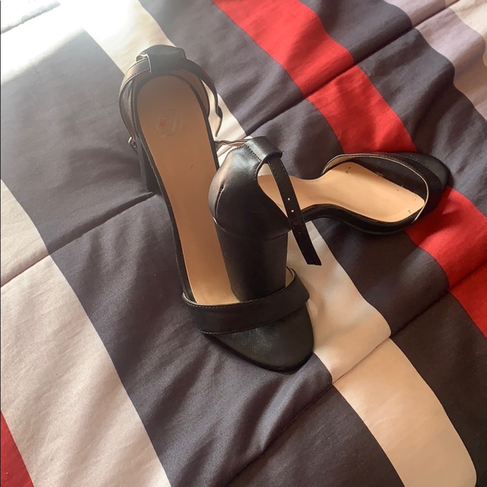 💋 black tall heel